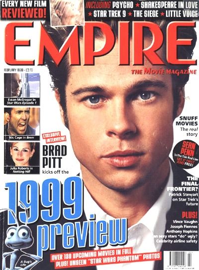 EMPIRE magazine side cover Issue 116 February 1999