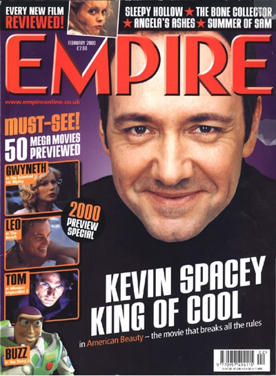 EMPIRE magazine side cover Issue 128 February 2000