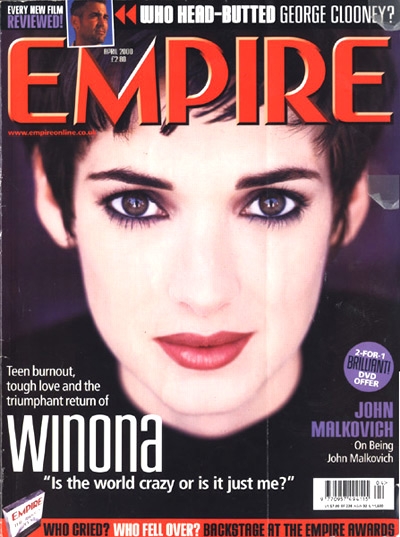EMPIRE magazine side cover Issue 130 April 2000