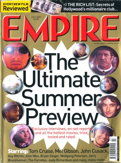 EMPIRE magazine side cover Issue 133 July 2000
