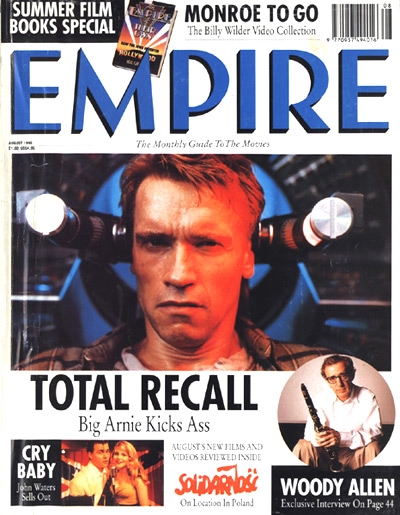 EMPIRE magazine side cover Issue 14 August 1990