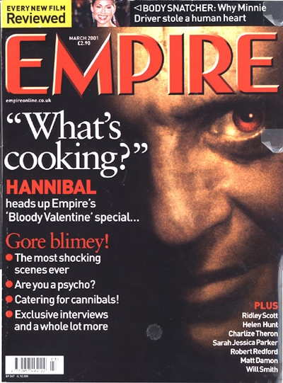EMPIRE magazine side cover Issue 141 March 2001