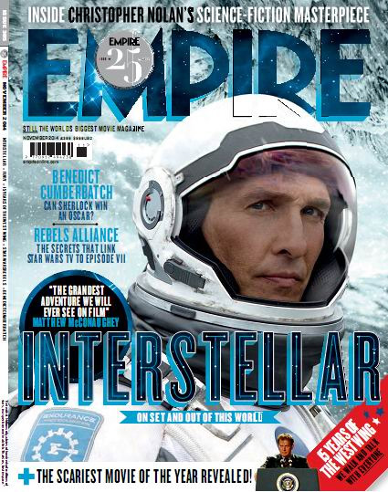 EMPIRE magazine side cover Issue 305 November 2014