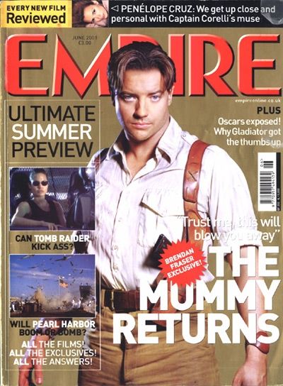 EMPIRE magazine side cover Issue 144 June 2001