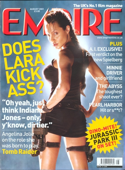 EMPIRE magazine side cover Issue 146 August 2001