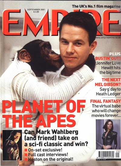 EMPIRE magazine side cover Issue 147 September 2001