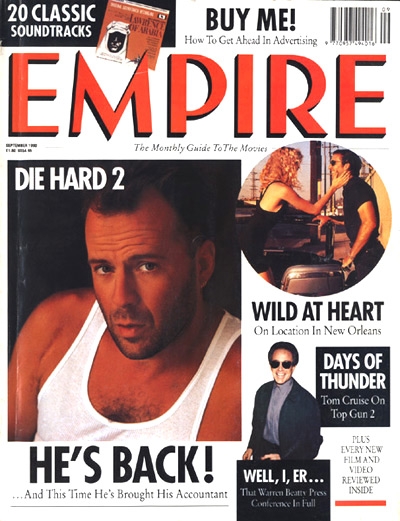 EMPIRE magazine side cover Issue 15 September 1990