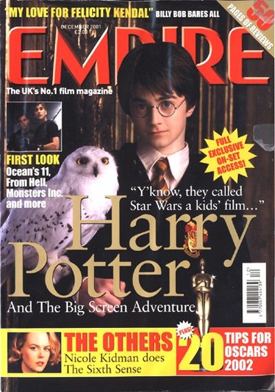 EMPIRE magazine side cover Issue 150 December 2001