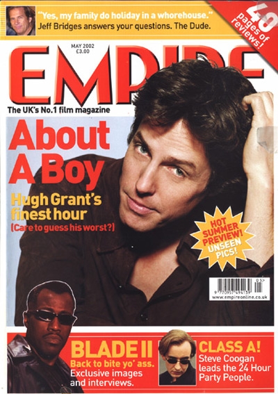 EMPIRE magazine side cover Issue 155 May 2002