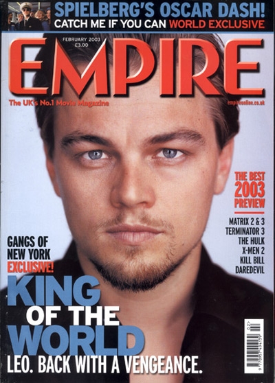EMPIRE magazine side cover Issue 164 February 2003