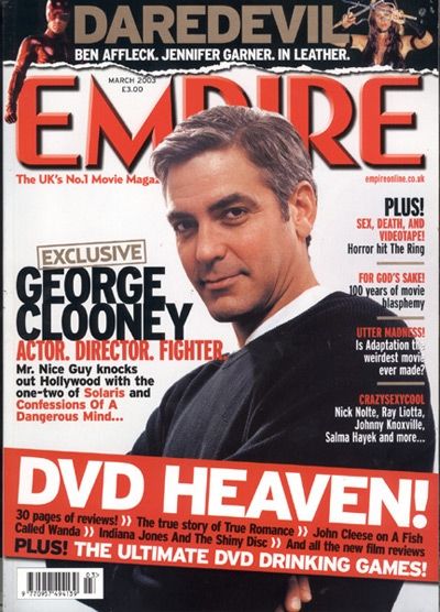 EMPIRE magazine side cover Issue 165 March 2003
