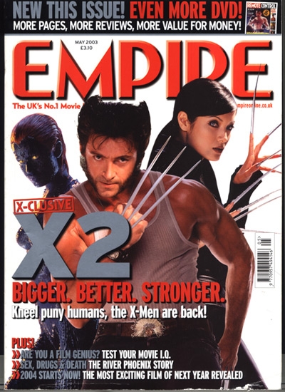 EMPIRE magazine side cover Issue 167 May 2003