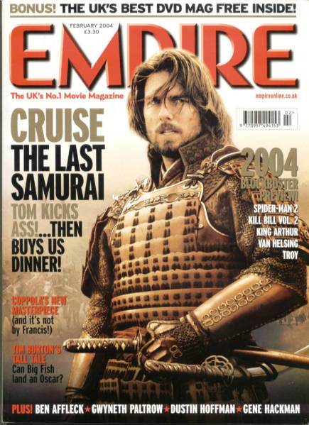 EMPIRE magazine side cover Issue 176 February 2004