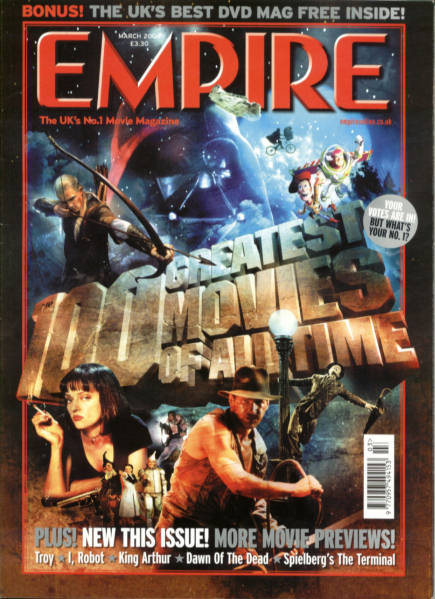 EMPIRE magazine side cover Issue 177 March 2004