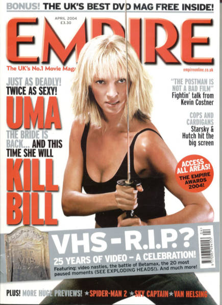 EMPIRE magazine side cover Issue 178 April 2004