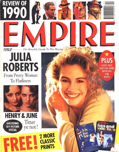 EMPIRE magazine side cover Issue 18 December 1990