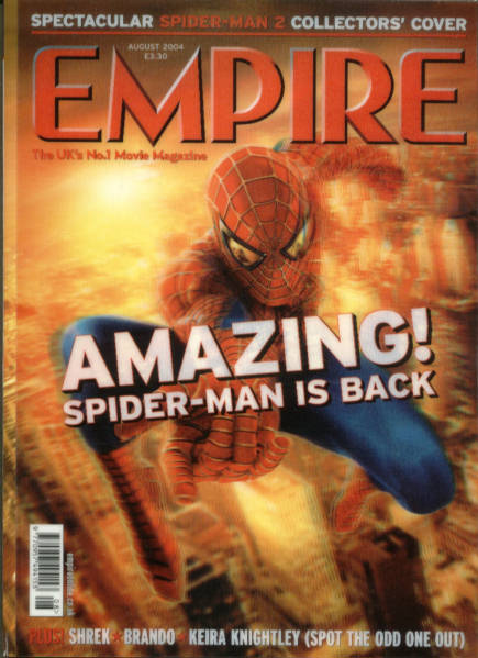 EMPIRE magazine side cover Issue 182 August 2004
