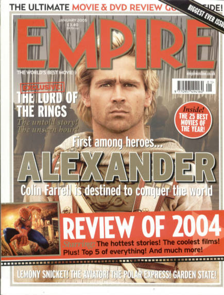 EMPIRE magazine side cover Issue 187 January 2005