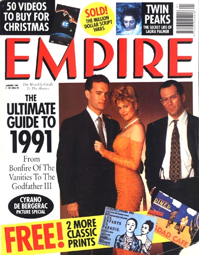 EMPIRE magazine side cover Issue 19 January 1991