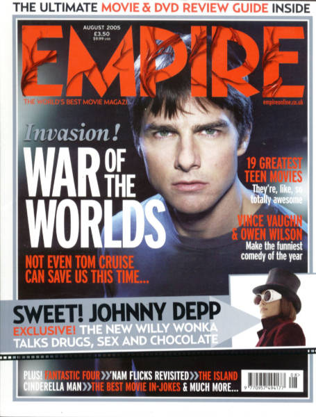 EMPIRE magazine side cover Issue 194 August 2005