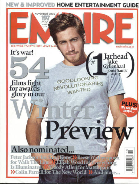 EMPIRE magazine side cover Issue 197 November 2005