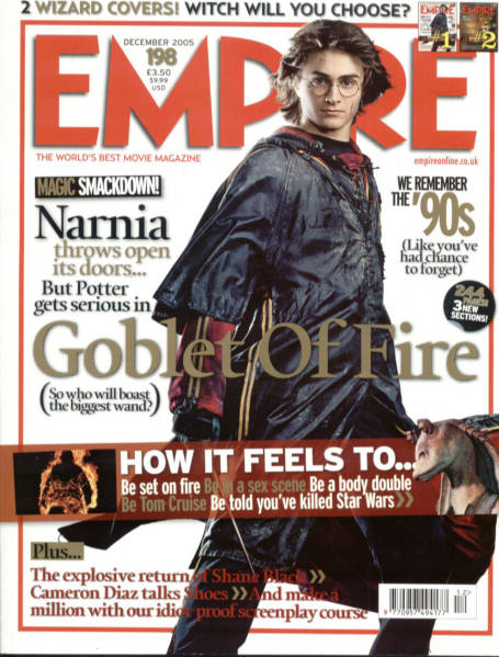 EMPIRE magazine side cover Issue 198 December 2005