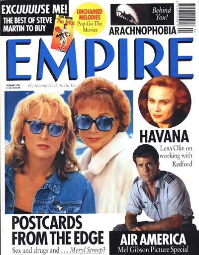 EMPIRE magazine side cover Issue 20 February 1991