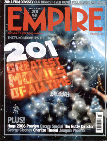 EMPIRE magazine side cover Issue 201 March 2006