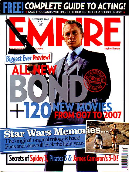 EMPIRE magazine side cover Issue 207 September 2006