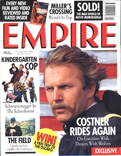 EMPIRE magazine side cover Issue 21 March 1991