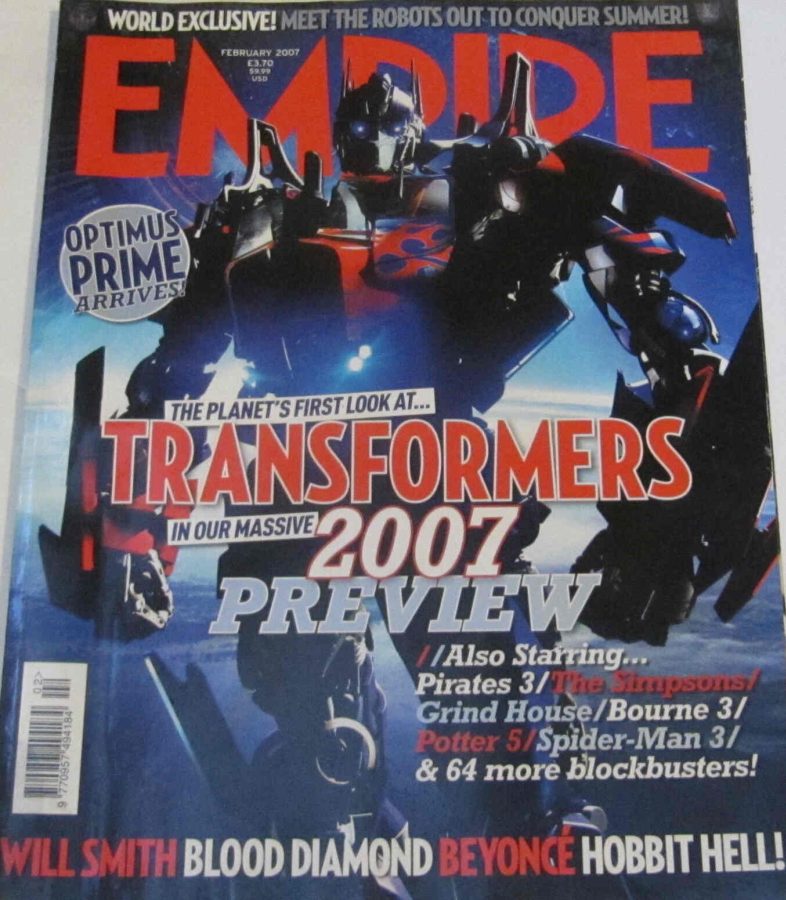 EMPIRE magazine side cover Issue 212 February 2007