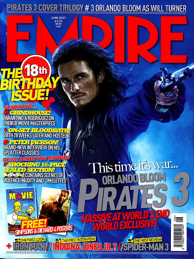 EMPIRE magazine side cover Issue 216 June 2007