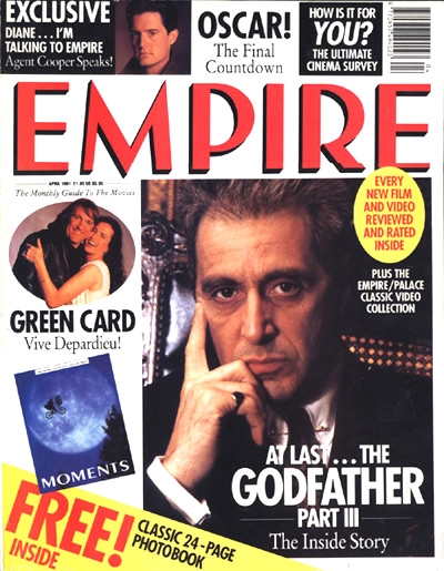 EMPIRE magazine side cover Issue 22 April 1991