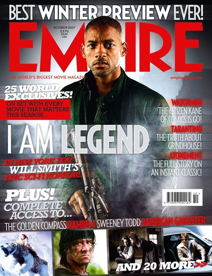 EMPIRE magazine side cover Issue 220 October 2007