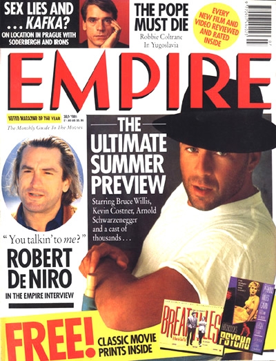 EMPIRE magazine side cover Issue 25 July 1991