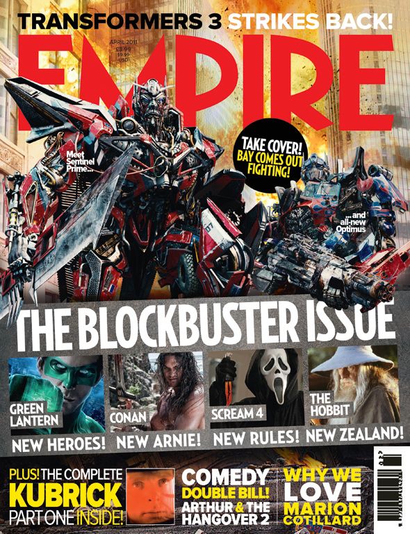 EMPIRE magazine side cover Issue 262 April 2011