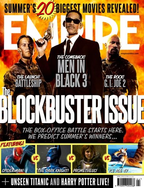 EMPIRE magazine side cover Issue 274 April 2012