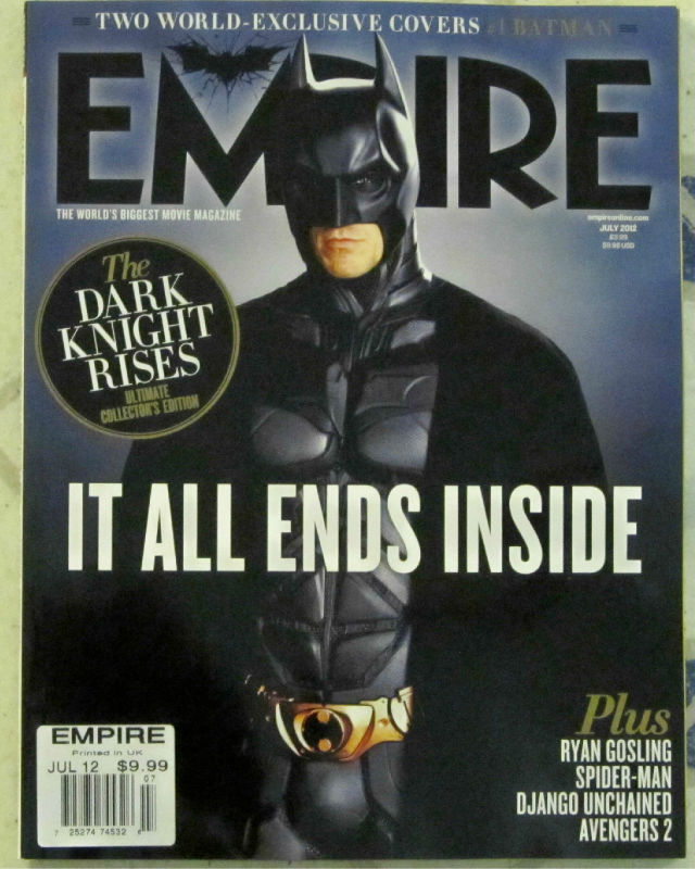 EMPIRE magazine side cover Issue 277 July 2012