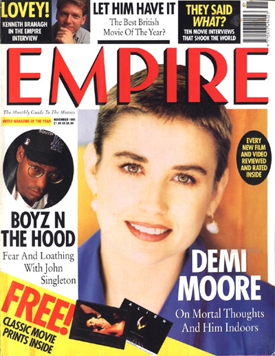 EMPIRE magazine side cover Issue 29 November 1991