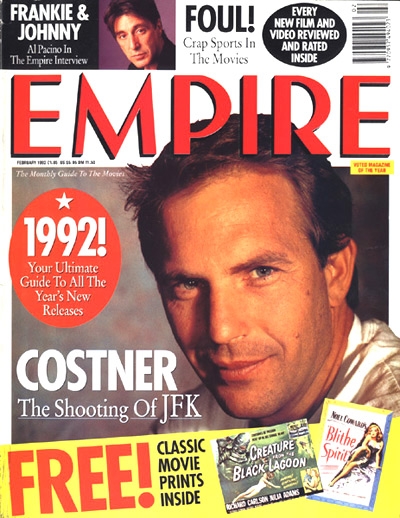 EMPIRE magazine side cover Issue 32 February 1992