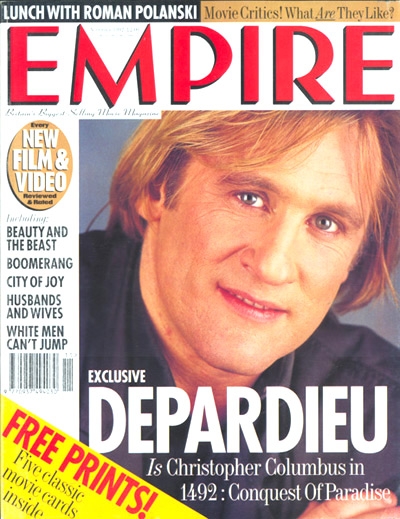 EMPIRE magazine side cover Issue 41 November 1992