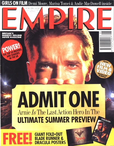 EMPIRE magazine side cover Issue 48 June 1993