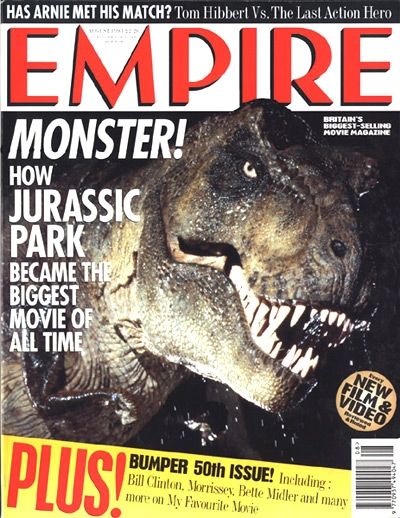 EMPIRE magazine side cover Issue 50 August 1993