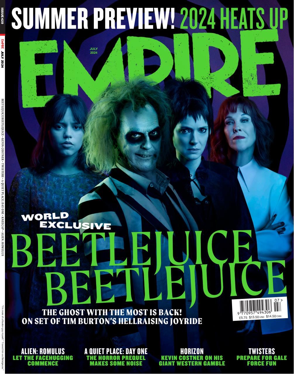 EMPIRE magazine side cover Issue 429  July 2024