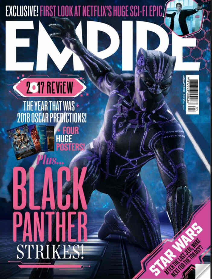 EMPIRE (Au) magazine side cover Issue 182  January 2018