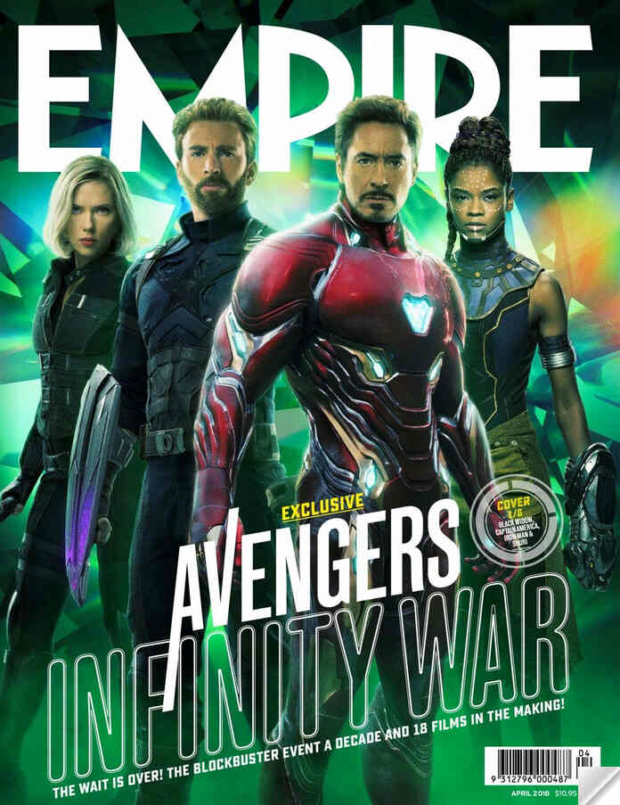 EMPIRE (Au) magazine side cover Issue 185  April 2018