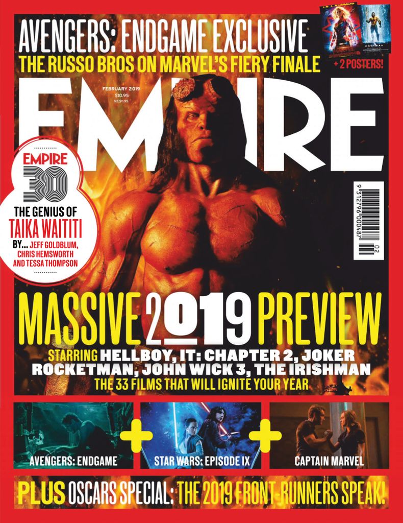 EMPIRE (Au) magazine side cover Issue 195  February 2019