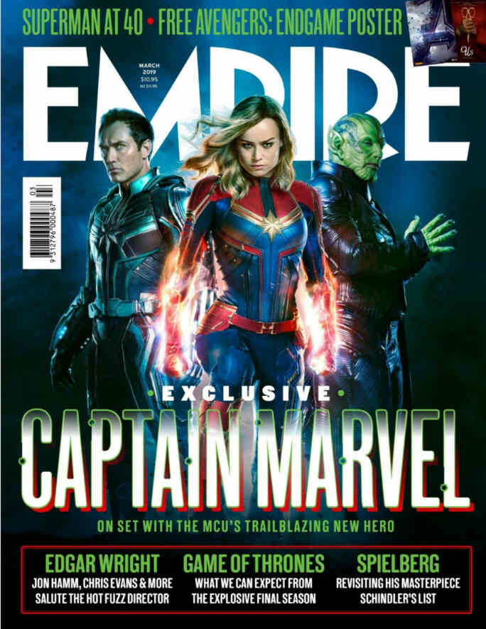 EMPIRE (Au) magazine side cover Issue 196  March 2019