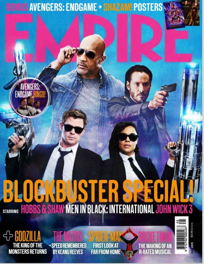 EMPIRE (Au) magazine side cover Issue 198  May 2019