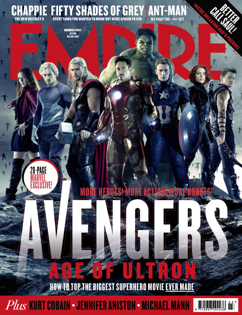 EMPIRE magazine side cover Issue 309 March 2015